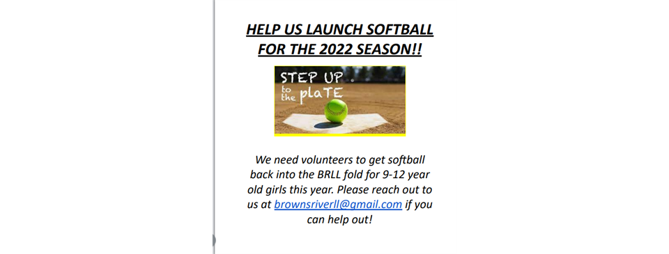 Softball help wanted!! 