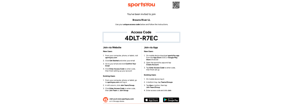 SportsYou Info